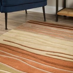 Ascot 306 Striped Autumn 8 ft. x 10 ft. Area Rug by Addison Rugs -Addison Rugs Sales autumn addison rugs area rugs hdas306au8x10 4f 1000
