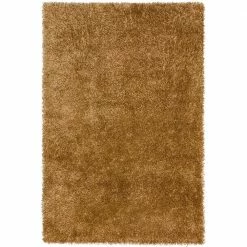 Lavish Beige Shag 8 ft. x 10 ft. Area Rug by Addison Rugs