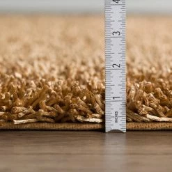 Lavish Beige Shag 8 ft. x 10 ft. Area Rug by Addison Rugs -Addison Rugs Sales beige addison rugs area rugs hdlh69be8x10 c3 1000