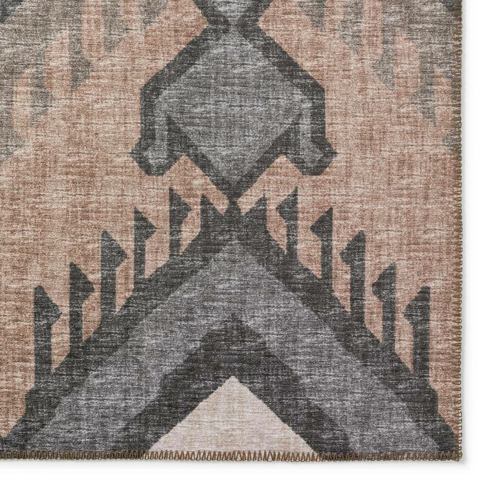 Modena Bison 5 ft. x 7 ft. 6 in. Ikat Area Rug by Addison Rugs 6 Modena Bison 5 ft. x 7 ft. 6 in. Ikat Area Rug by Addison Rugs - Image 4