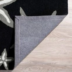 Cove 8 Starfish Black 3 ft. 6 in. x 5 ft. 6 in. Area Rug by Addison Rugs 18 Cove 8 Starfish Black 3 ft. 6 in. x 5 ft. 6 in. Area Rug by Addison Rugs -Addison Rugs Sales black addison rugs area rugs hdcv8bk4x6 66 1000