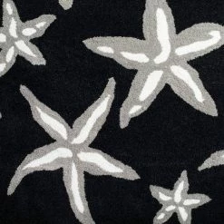 Cove 8 Starfish Black 3 ft. 6 in. x 5 ft. 6 in. Area Rug by Addison Rugs 20 Cove 8 Starfish Black 3 ft. 6 in. x 5 ft. 6 in. Area Rug by Addison Rugs -Addison Rugs Sales black addison rugs area rugs hdcv8bk4x6 c3 1000