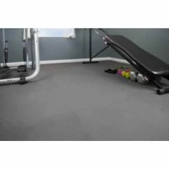 Black/Gray 24 in. x 24 in. x 0.47 in. Foam Dual Sided Gym Floor Tiles (4 Tiles/Pack (16 sq. ft.) by TrafficMaster -Addison Rugs Sales black and gray trafficmaster gym floor tiles 24120hdus 66 1000