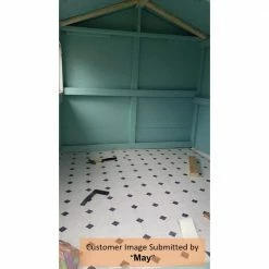 Black and White Marble Paver Residential Vinyl Sheet Flooring 12ft. Wide x Cut to Length by TrafficMaster -Addison Rugs Sales black and white marble trafficmaster vinyl sheet flooring c1100405k509g14 d4 1000