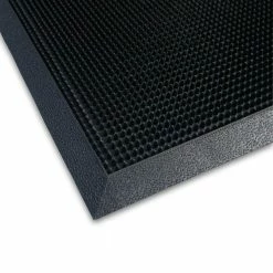 Black 23.75 in. x 31.5 in. Rubber Door Mat by TrafficMaster -Addison Rugs Sales black trafficmaster commercial floor mats 39372090002400032p 40 1000