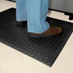 Diamond Soft Black 36 in. x 48 in. Foam Mat by TrafficMaster -Addison Rugs Sales black trafficmaster commercial floor mats 60 169 0900 30000400 31 1000