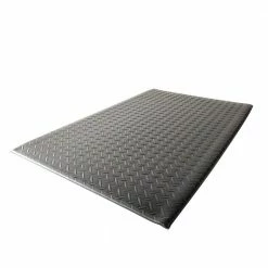 Black 24 in. x 36 in. Anti-Fatigue Vinyl Foam Commercial Mat by TrafficMaster -Addison Rugs Sales black trafficmaster commercial floor mats 60 571 0900 20000300 40 1000