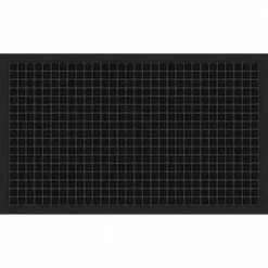 Embossed Black 18 in. x 30 in. Door Mat by TrafficMaster