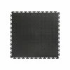 Black Raised Coin 18 in. x 18 in. x 3.1 mm Rubber Interlocking Modular Flooring Tiles, 6-Pack (13.5 sq. ft.) by TrafficMaster -Addison Rugs Sales black trafficmaster gym floor tiles 11n 532 18x18hd 64 1000