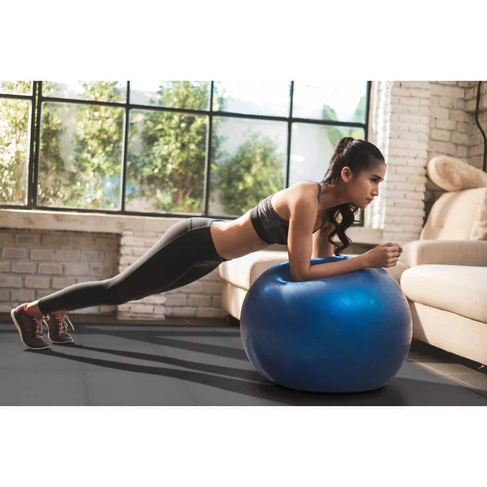 Black/Gray 24 in. x 24 in. x .52 in. Foam Dual Sided Impact Gym Floor Tiles (4 Tiles/Pack (16 sq. ft.) by TrafficMaster 7 Black/Gray 24 in. x 24 in. x .52 in. Foam Dual Sided Impact Gym Floor Tiles (4 Tiles/Pack (16 sq. ft.) by TrafficMaster - Image 5