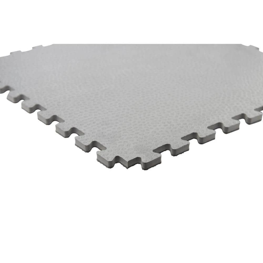 Black/Gray 24 in. x 24 in. x .52 in. Foam Dual Sided Impact Gym Floor Tiles (4 Tiles/Pack (16 sq. ft.) by TrafficMaster 15 Black/Gray 24 in. x 24 in. x .52 in. Foam Dual Sided Impact Gym Floor Tiles (4 Tiles/Pack (16 sq. ft.) by TrafficMaster - Image 13