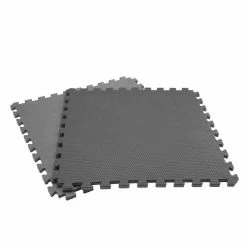 Black/Gray 24 in. x 24 in. x .52 in. Foam Dual Sided Impact Gym Floor Tiles (4 Tiles/Pack (16 sq. ft.) by TrafficMaster 27 Black/Gray 24 in. x 24 in. x .52 in. Foam Dual Sided Impact Gym Floor Tiles (4 Tiles/Pack (16 sq. ft.) by TrafficMaster -Addison Rugs Sales black trafficmaster gym floor tiles 24213hdus fa 1000