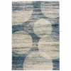 Ankara 17 Indigo Blue 8 Ft. x 10 Ft. Dancing Circles Area Rug by Addison Rugs -Addison Rugs Sales blue addison rugs area rugs hdan17in8x10 64 1000