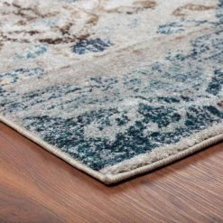 Provincial 11 Blue 3 ft. 3 in. x 5 ft. 3 in. French Damask Area Rug by Addison Rugs -Addison Rugs Sales blue addison rugs area rugs hdpc11bl3x5 4f 1000