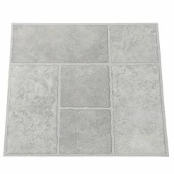 Bodden Bay 12 in. x 12 in. Grey Peel and Stick Vinyl Tile (30 sq. ft. / case) by TrafficMaster -Addison Rugs Sales bodden bay grey trafficmaster vinyl tile 26293061 66 1000