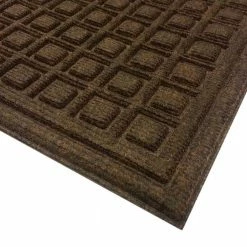 24 in. x 36 in. Brown Synthetic Surface and Recycled Rubber Commerical Door Mat by TrafficMaster -Addison Rugs Sales brown trafficmaster commercial floor mats 60 885 1403 20000300 4f 1000
