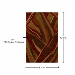 Ascot 16 Abstract Stripe Canyon 8 ft. x 10 ft. Area Rug by Addison Rugs -Addison Rugs Sales canyon addison rugs area rugs hdas16ca8x10 76 1000