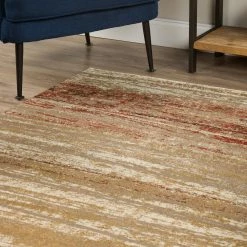 Serene 6 Abstract Stripes Canyon 7 ft. 10 in. x 10 ft. 7 in. Area Rug by Addison Rugs -Addison Rugs Sales canyon addison rugs area rugs hdsn6ca8x11 4f 1000