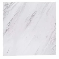 Carrara Marble 12 in. x 12 in. Peel and Stick Vinyl Tile (30 sq. ft. / case) by TrafficMaster -Addison Rugs Sales carrara marble trafficmaster vinyl tile ss1212 66 1000 1