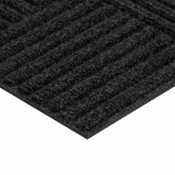 Black Residential 18 in. x 18 Peel and Stick Carpet Tile (8 Tiles/Case)18 sq. ft. by TrafficMaster -Addison Rugs Sales charcoal trafficmaster carpet tile 60677600018x18 c3 1000