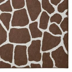 Kruger Chocolate 8 ft. x 10 ft. Animal Print Area Rug by Addison Rugs -Addison Rugs Sales chocolate addison rugs area rugs hdkr4ch8x10 c3 1000