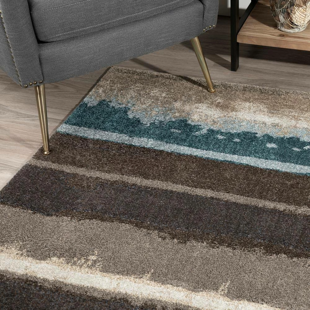 Provincial 2 Chocolate 7 ft. 10 in. x 10 ft. 7 in. Area Rug by Addison Rugs 5 Provincial 2 Chocolate 7 ft. 10 in. x 10 ft. 7 in. Area Rug by Addison Rugs - Image 3