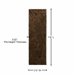Webster 1 Chocolate 2 ft. 3 in. x 7 ft. 6 in. Runner Rug by Addison Rugs -Addison Rugs Sales chocolate addison rugs area rugs hdwb1ch2x8 76 1000