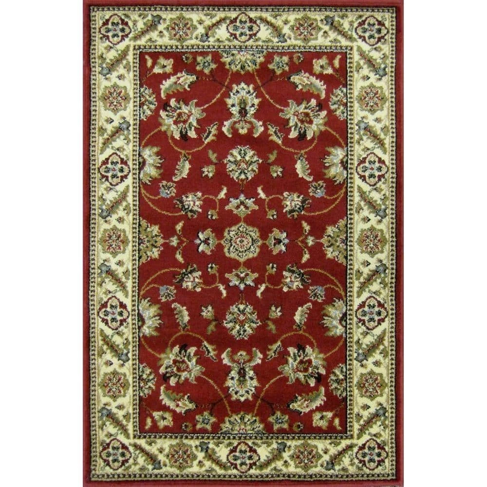Kazmir Crimson 3 ft. x 4 ft. Area Rug by TrafficMaster 3 Kazmir Crimson 3 ft. x 4 ft. Area Rug by TrafficMaster