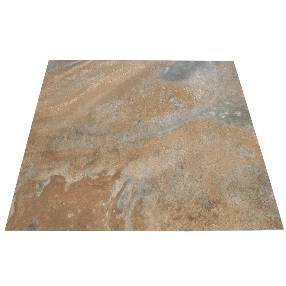 Dark Grey Slate 12 in. x 12 in. Peel and Stick Vinyl Tile (30 sq. ft. / case) by TrafficMaster 8 Dark Grey Slate 12 in. x 12 in. Peel and Stick Vinyl Tile (30 sq. ft. / case) by TrafficMaster - Image 6