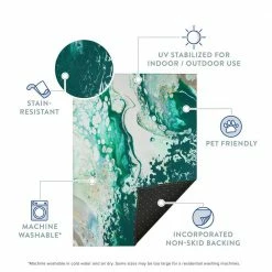 Copeland Emerald City 3 ft. x 5 ft. Abstract Area Rug by Addison Rugs -Addison Rugs Sales emerald city addison rugs area rugs hdkc10em3x5 fa 1000