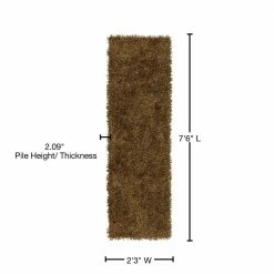 Decadent 1 Gold 2 ft. 3 in. x 7 ft. 6 in. Area Rug Runner by Addison Rugs -Addison Rugs Sales gold addison rugs area rugs hddc1go2x8 76 1000