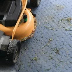 Gray Raised Coin 18 in. x 18 in. x 3.1 mm Rubber Interlocking Modular Flooring Tiles, 6-Pack (13.5 sq. ft.) by TrafficMaster -Addison Rugs Sales gray raised coin trafficmaster gym floor tiles 11grn 532 18x18 4f 1000