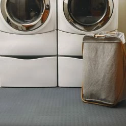 Gray Raised Coin 18 in. x 18 in. x 3.1 mm Rubber Interlocking Modular Flooring Tiles, 6-Pack (13.5 sq. ft.) by TrafficMaster -Addison Rugs Sales gray raised coin trafficmaster gym floor tiles 11grn 532 18x18 66 1000