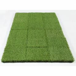 1 ft. x 1 ft. Artificial Grass Interlocking Tiles (9-Pack) by TrafficMaster -Addison Rugs Sales green trafficmaster artificial grass 48219 44 1000