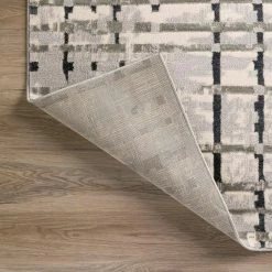 Gentry 4 Grey 3 Ft. 3 In. x 5 Ft. 1 In. Abstract Checker Area Rug by Addison Rugs -Addison Rugs Sales grey addison rugs area rugs hdge4gr3x5 66 1000