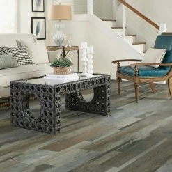 Grey Distressed Wood Multi-Width Look 6 in. x 36 in. Peel and Stick Vinyl Plank (36 sq. ft. / case) by TrafficMaster 12 Grey Distressed Wood Multi-Width Look 6 in. x 36 in. Peel and Stick Vinyl Plank (36 sq. ft. / case) by TrafficMaster -Addison Rugs Sales grey distressed wood trafficmaster vinyl plank flooring wd6098 1f 1000