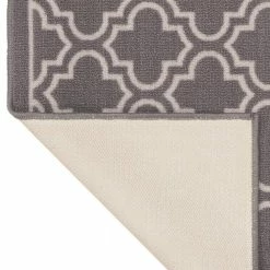 Trellis Grey 2 ft. x 5 ft. Accent Rug by TrafficMaster -Addison Rugs Sales grey trafficmaster area rugs mt1004418us 66 1000
