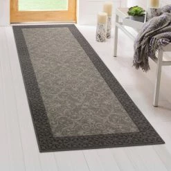Derbent Grey 2 ft. x 5 ft. Accent Rug by TrafficMaster -Addison Rugs Sales grey trafficmaster area rugs mt1004423 31 1000