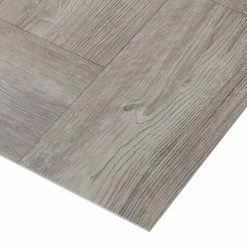 Grey Wood Parquet 12 in. x 12 in. Residential Peel and Stick Vinyl Tile (30 sq. ft. / case) by TrafficMaster -Addison Rugs Sales grey wood parquet trafficmaster vinyl tile a4265051 40 1000