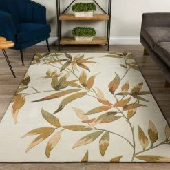Ascot 4 Bombay Floral Ivory 5 ft. x 7 ft. 9 in. Area Rug by Addison Rugs -Addison Rugs Sales ivory addison rugs area rugs hdas4iv5x8 31 1000