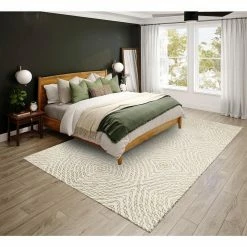 Evolve Ivory 9 ft. x 12 ft. Geometric Area Rug by Addison Rugs -Addison Rugs Sales ivory addison rugs area rugs hdee3iv9x12 31 1000