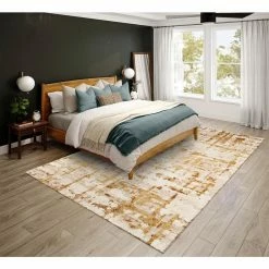 Evolve Khaki 8 ft. x 10 ft. Abstract Area Rug by Addison Rugs -Addison Rugs Sales khaki addison rugs area rugs hdee5kh8x10 31 1000
