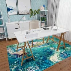 Copeland Lagoon 5 ft. x 7 ft. 6 in. Abstract Area Rug by Addison Rugs -Addison Rugs Sales lagoon addison rugs area rugs hdkc4la5x8 d4 1000