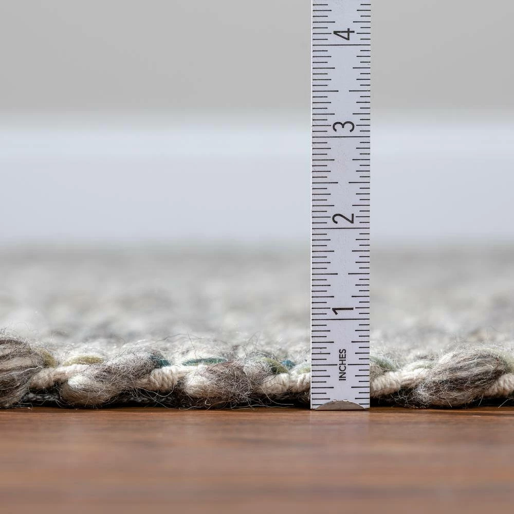 Sierra 1 Lakeview 8 ft. x 10 ft. Tonal Solid Wool Indoor Area Rug by Addison Rugs 9 Sierra 1 Lakeview 8 ft. x 10 ft. Tonal Solid Wool Indoor Area Rug by Addison Rugs - Image 7