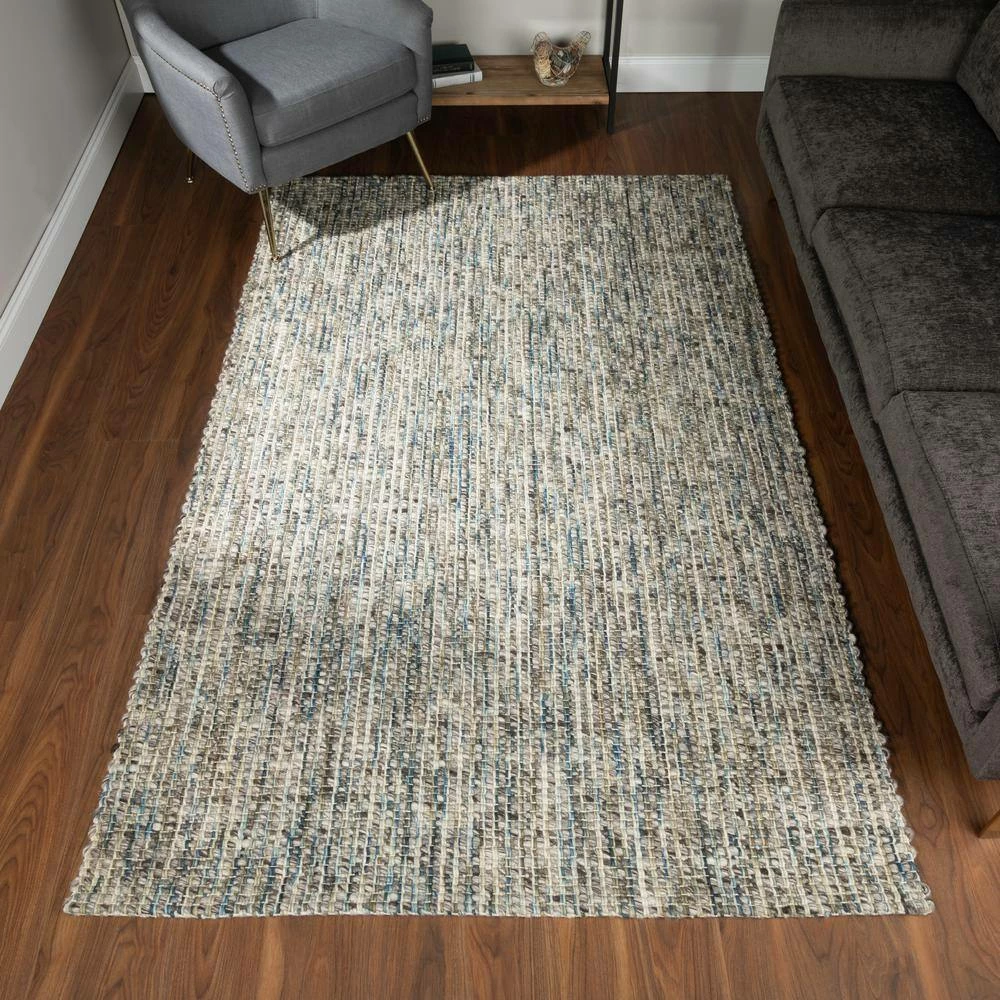 Sierra 1 Lakeview 8 ft. x 10 ft. Tonal Solid Wool Indoor Area Rug by Addison Rugs 13 Sierra 1 Lakeview 8 ft. x 10 ft. Tonal Solid Wool Indoor Area Rug by Addison Rugs - Image 11