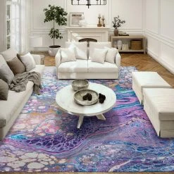 Copeland Lavender 3 ft. x 5 ft. Abstract Area Rug by Addison Rugs -Addison Rugs Sales lavender addison rugs area rugs hdkc19lv3x5 31 1000