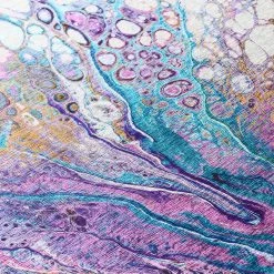 Copeland Lavender 3 ft. x 5 ft. Abstract Area Rug by Addison Rugs -Addison Rugs Sales lavender addison rugs area rugs hdkc19lv3x5 4f 1000