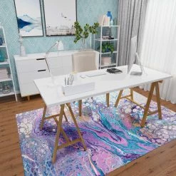 Copeland Lavender 3 ft. x 5 ft. Abstract Area Rug by Addison Rugs -Addison Rugs Sales lavender addison rugs area rugs hdkc19lv3x5 d4 1000