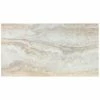 Light Grey 12 in. x 24 in. Travertine Peel and Stick Vinyl Tile Flooring (20 sq. ft. / case) by TrafficMaster -Addison Rugs Sales light grey travertine trafficmaster vinyl tile 221924u 64 1000