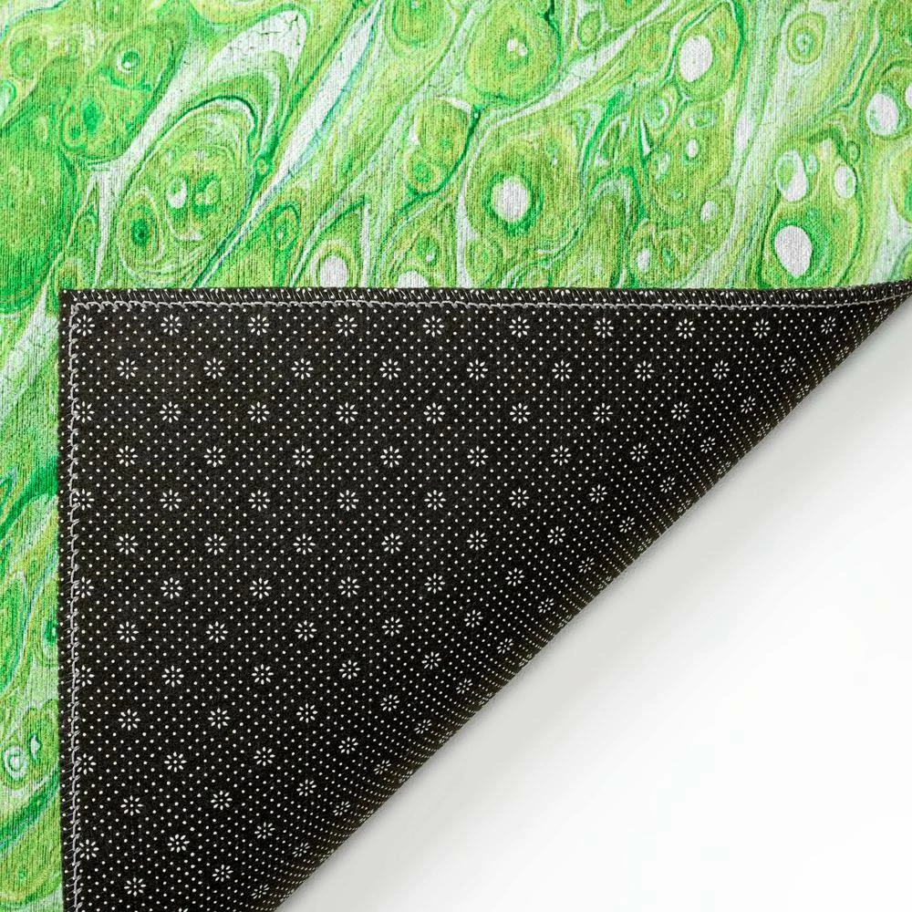 Copeland Lime 1 ft. 8 in. x 2 ft. 6 in. Abstract Accent Rug by Addison Rugs 5 Copeland Lime 1 ft. 8 in. x 2 ft. 6 in. Abstract Accent Rug by Addison Rugs - Image 3